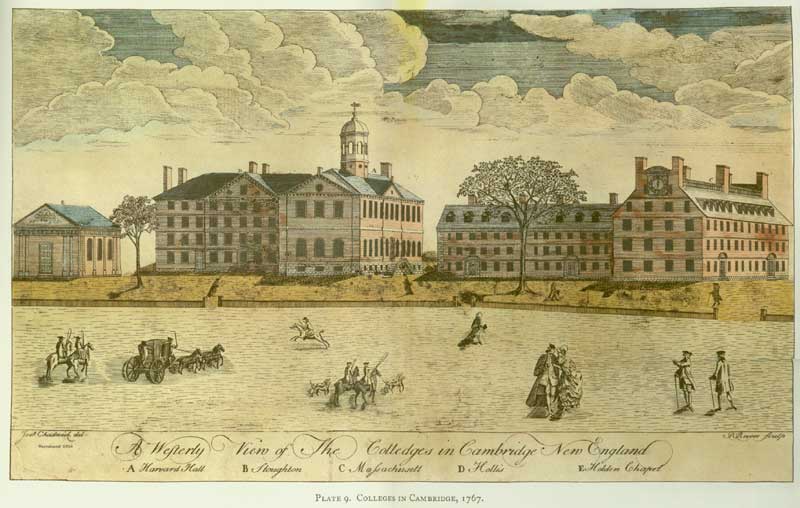 revere harvard engraving