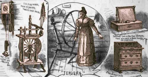 Bottom row of the "New England Kitchen" from "Harper's Weekly," July 17, 1876.